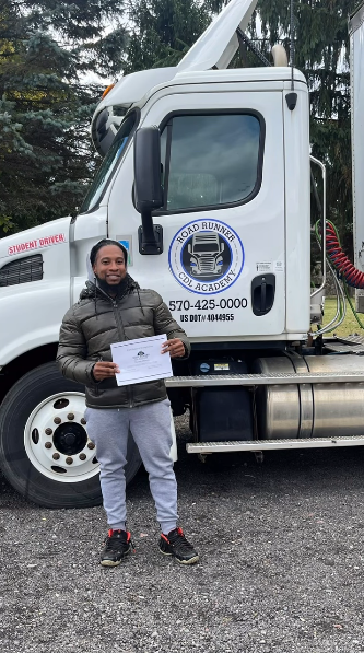 Gallery driver in truck